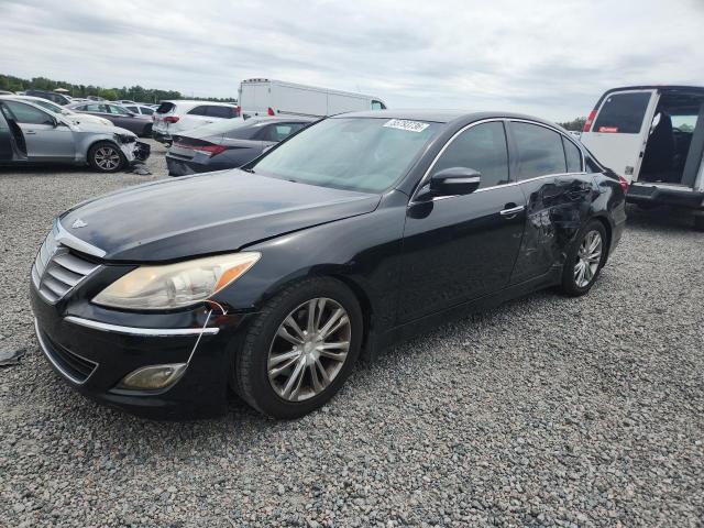 2014 Hyundai Genesis VIN KMHGC4DDXEU264249 COPART salvage auction — SIDE, Fl - Cert Of Title Slvg Rebuildable, sold $875 on 2026-07-14 (photo 1)