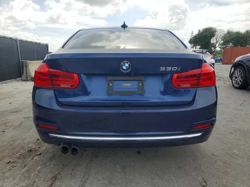 2018 BMW 3 series VIN WBA8B9C55JEE81053 COPART salvage auction — REAR END, Fl - Certificate Of Title, sold $5,700 on 2026-07-07 (photo 6)