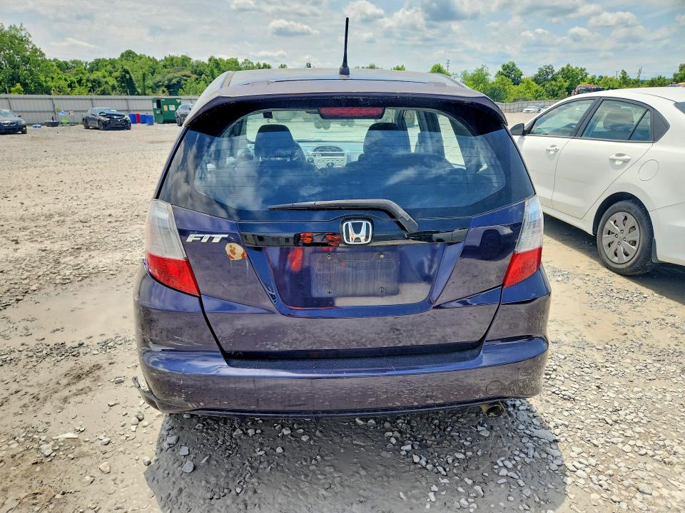 2010 Honda Fit VIN JHMGE8H47AC016457 COPART salvage auction — REAR END, Al - Cert Of Title-Salvage Title, sold $725 on 2026-07-07 (photo 6)