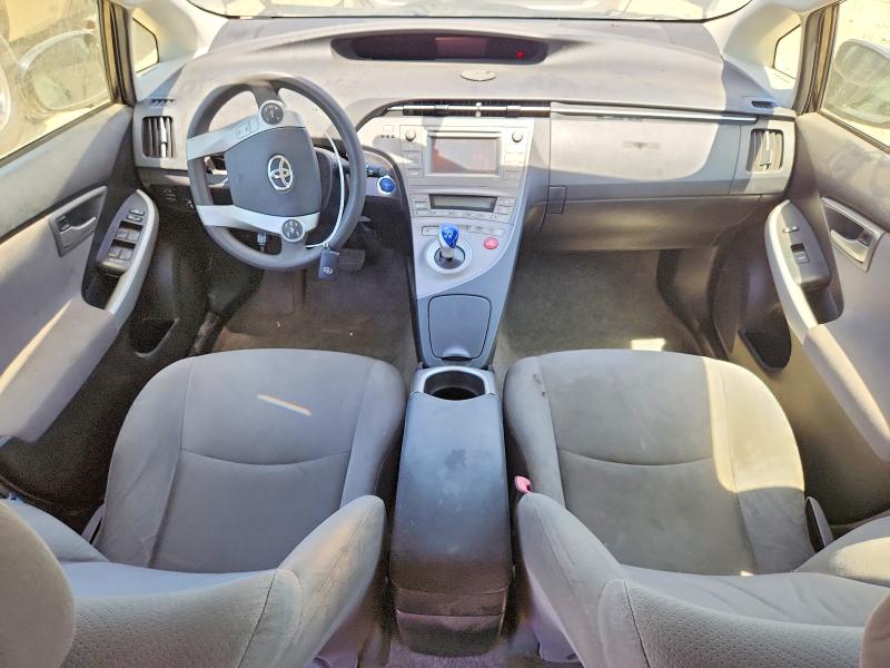 2012 Toyota Prius VIN JTDKN3DU9C5500125 COPART salvage auction — VANDALISM, Ca - Salvage Certificate, sold $525 on 2026-07-07 (photo 8)