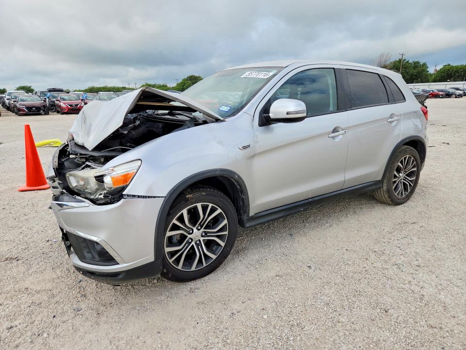 2019 Mitsubishi Outlander VIN JA4AP3AU4KU027128 COPART salvage auction — FRONT END, Tx - Salvage Vehicle Title, sold $2,400 on 2026-07-16 (photo 1)