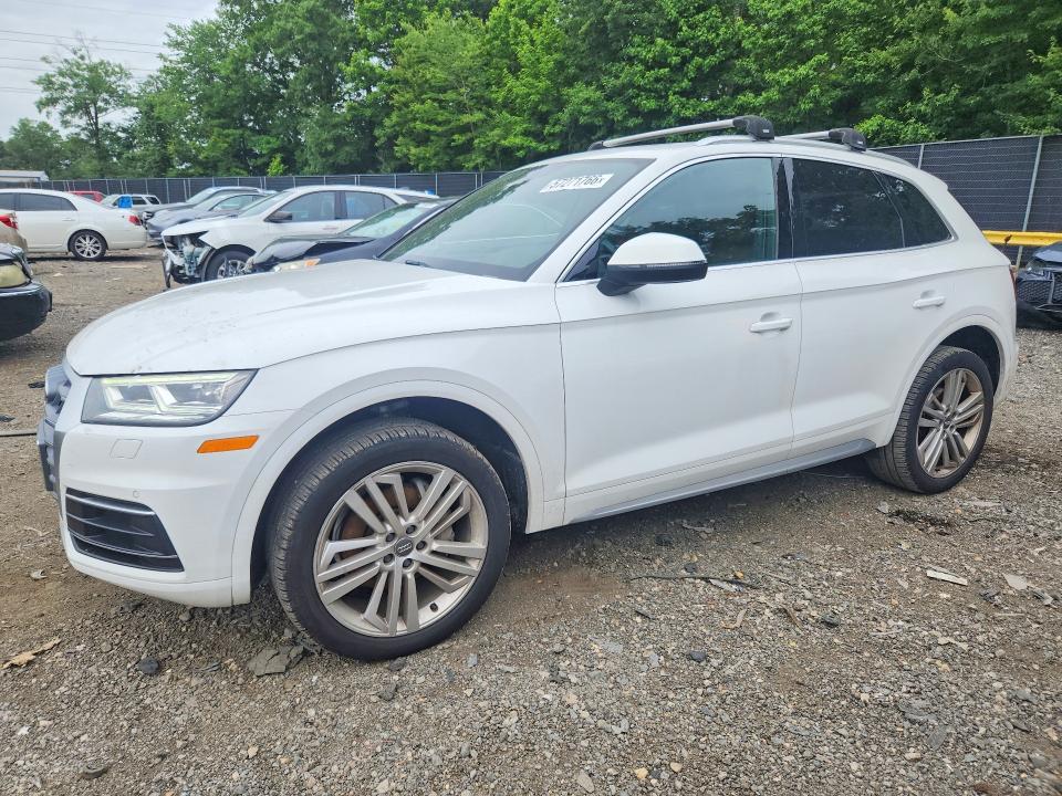 2018 Audi Q5 VIN WA1BNAFY0J2172588 COPART salvage auction — FRONT END, Md - Cert Of Salvage > 75% Damage, sold $9,300 on 2026-07-24 (photo 1)