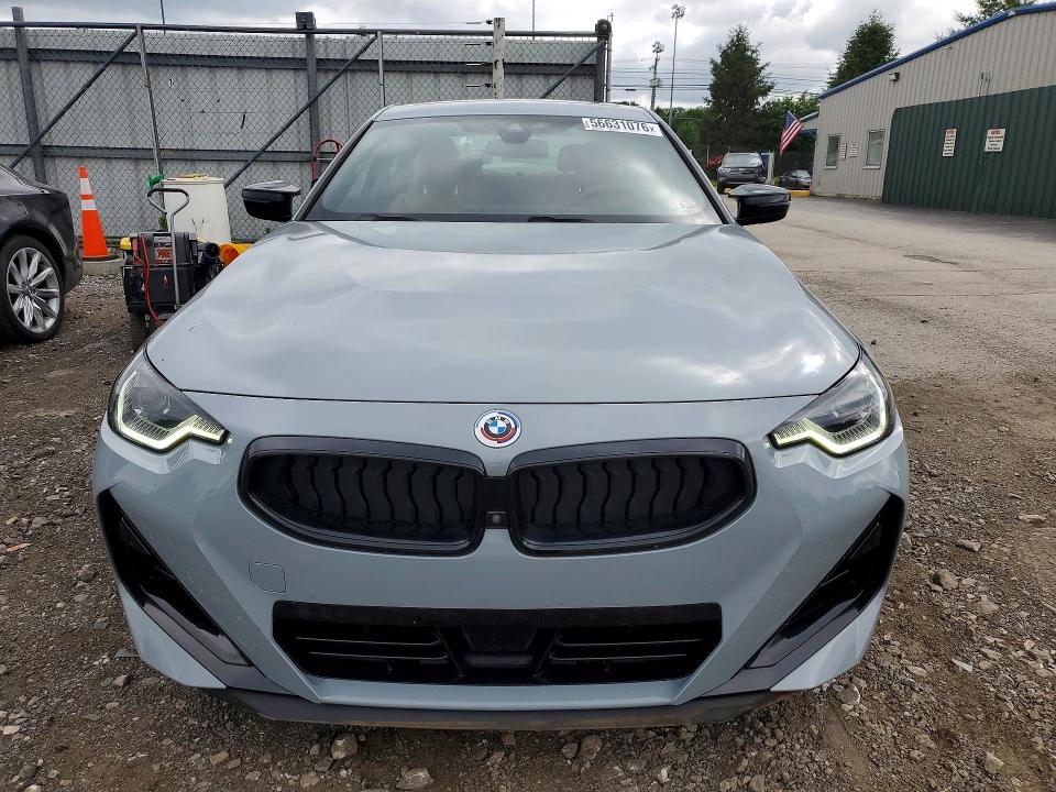 2023 BMW M2 VIN 3MW53CM06P8D56250 COPART salvage auction — Rear End, S1 - Salvage Title, sold $21,700 on 2026-08-17 (photo 5)