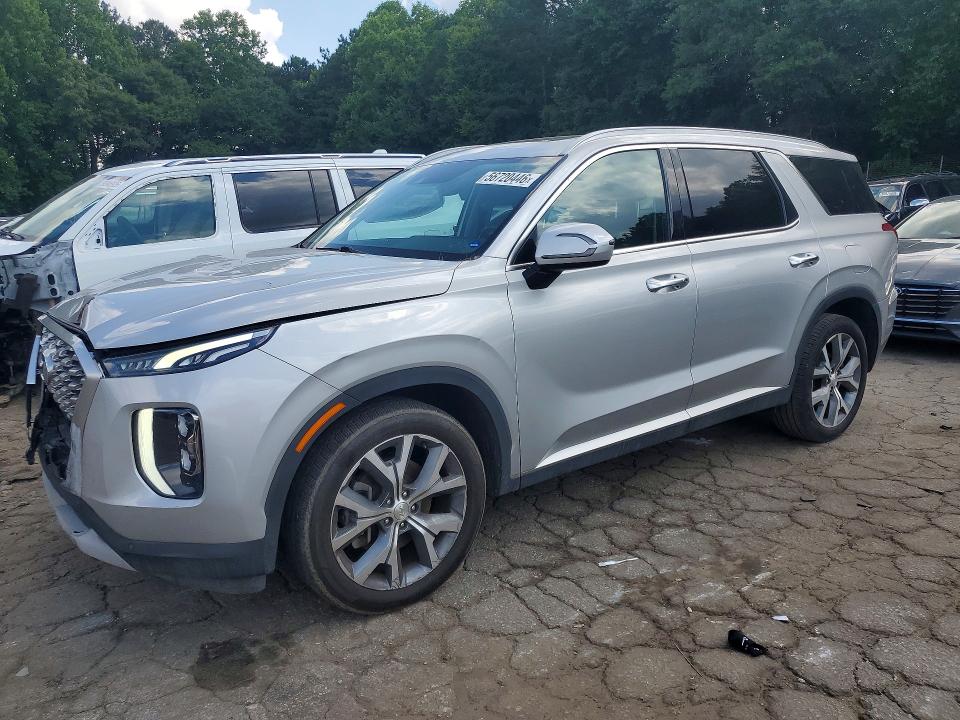 2022 Hyundai Palisade VIN KM8R44HE3NU357672 COPART salvage auction — FRONT END, Ga - Certificate Of Title (P), sold $5,900 on 2026-07-31 (photo 1)