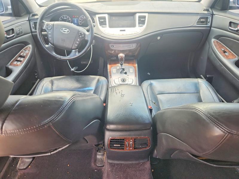 2011 Hyundai Genesis VIN KMHGC4DE4BU122905 COPART salvage auction — FRONT END, Tx - Salvage Vehicle Title, sold $700 on 2026-07-27 (photo 8)