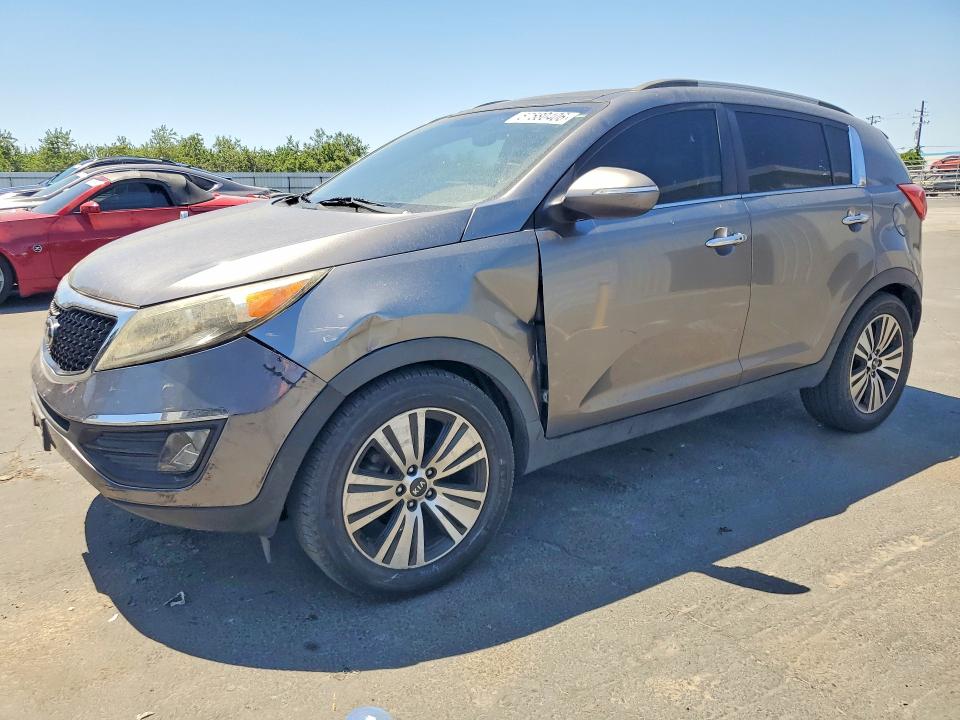 2014 Kia VIN KNDPC3ACXE7585233 COPART salvage auction — FRONT END, Ca - Salvage Certificate, sold $1,750 on 2026-07-13 (photo 1)