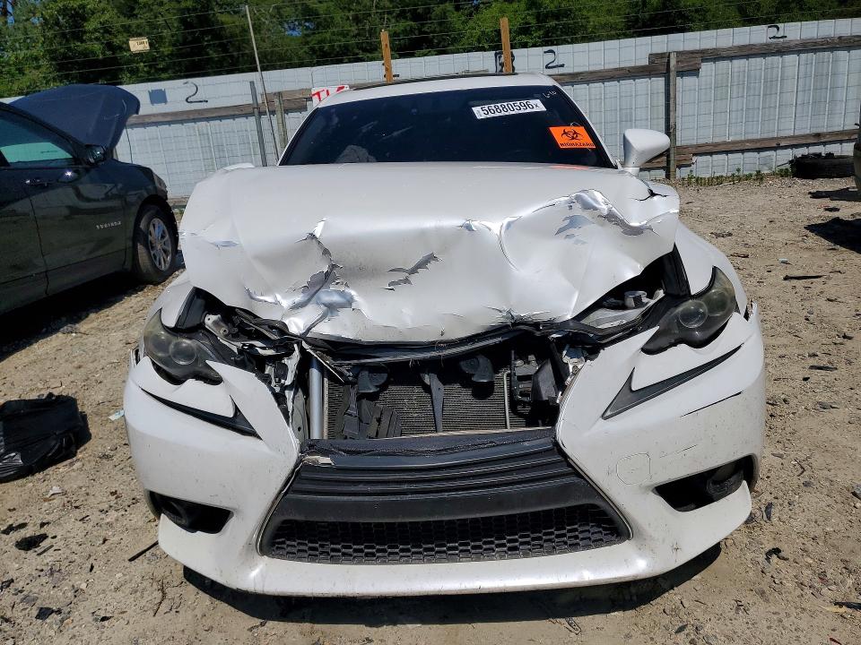 2014 Lexus Is VIN JTHCF1D29E5002139 COPART salvage auction — FRONT END, Md - Cert Of Salvage > 75% Damage, sold $1,450 on 2026-07-28 (photo 5)