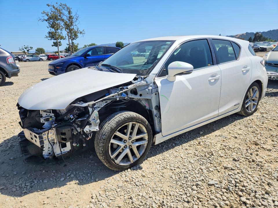 2015 Lexus Ct VIN JTHKD5BHXF2237376 COPART salvage auction — FRONT END, Ca - Salvage Certificate, sold $3,950 on 2026-07-02 (photo 1)
