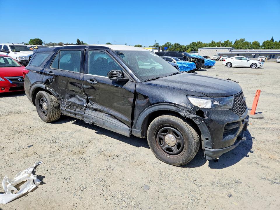 2020 Ford Explorer VIN 1FM5K8AB9LGB66958 COPART salvage auction — SIDE, Ca - Dis/Dlr/Exp Only Clean Title, sold $1,150 on 2026-07-02 (photo 4)