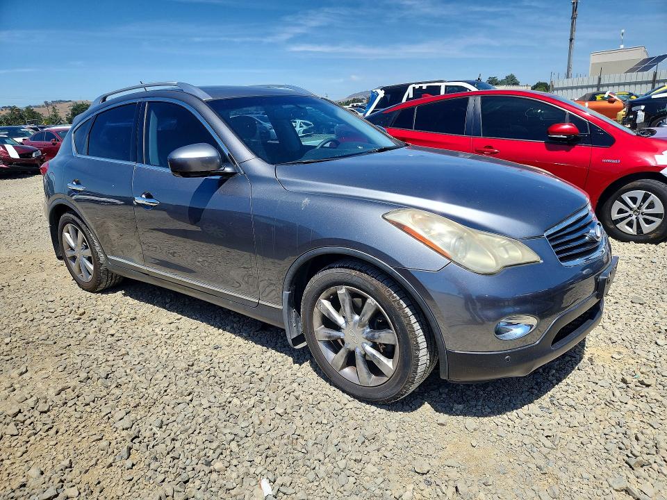 2011 Infiniti Ex VIN JN1AJ0HR3BM850854 COPART salvage auction — SIDE, Ca - Salvage Certificate, sold $2,150 on 2026-07-14 (photo 4)