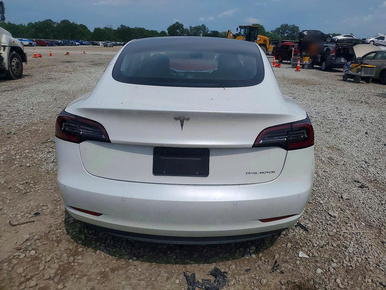 2022 Tesla Model 3 VIN 5YJ3E1EB1NF315154 COPART salvage auction — Rear End, OH - CERTIFICATE OF TITLE, sold $4,700 on 2026-07-03 (photo 6)
