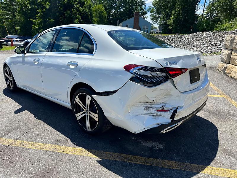 2025 Mercedes-benz C-klasse VIN W1KAF4HB5SR283368 COPART salvage auction — REAR END, Fl - Certificate Of Title, sold $33,500 on 2026-07-29 (photo 2)
