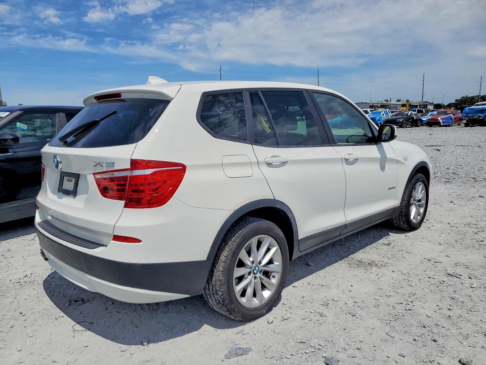 2014 BMW X3 VIN 5UXWX9C59E0D31220 COPART salvage auction — SIDE, Fl - Certificate Of Destruction, sold $1,000 on 2026-07-10 (photo 3)