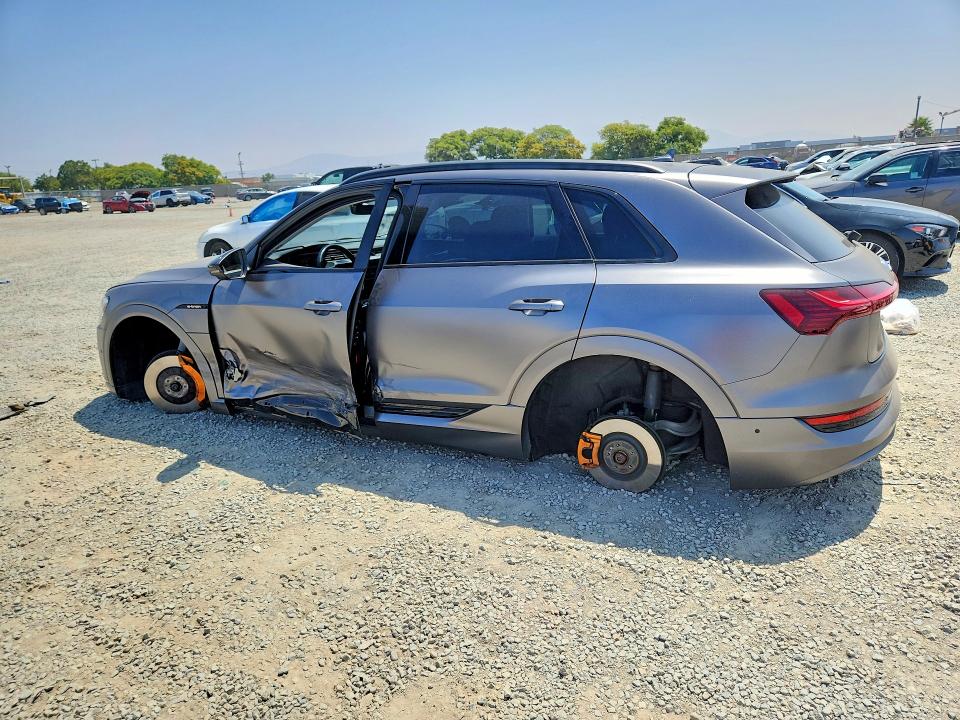 2021 Audi E-tron VIN WA1AAAGE6MB024641 COPART salvage auction — SIDE, CA - SALVAGE CERTIFICATE, sold $9,200 on 2026-07-24 (photo 2)