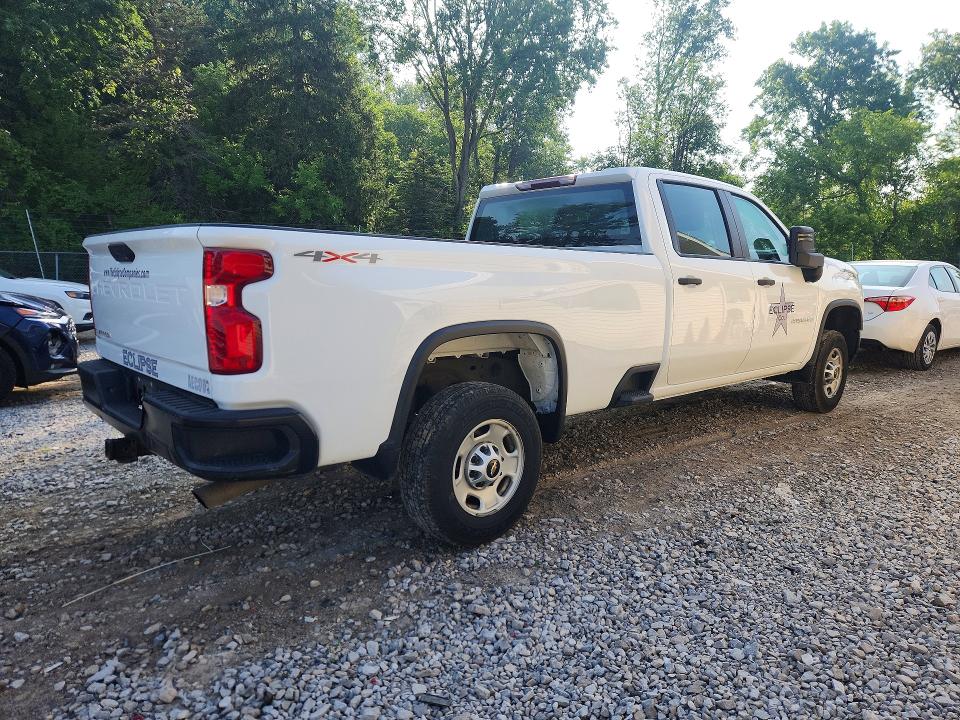 2023 Chevrolet Silverado VIN 1GC4YLE70PF192402 COPART salvage auction — HAIL, Oh - Cert Of Title-Salvage, sold $10,200 on 2026-07-29 (photo 3)