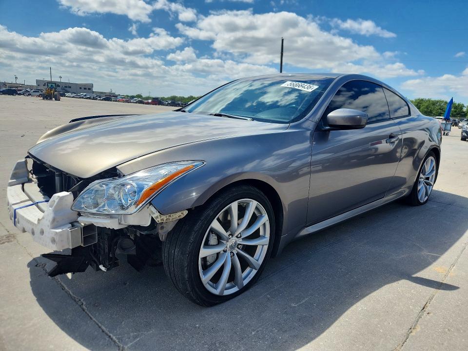2008 Infiniti G37 VIN JNKCV64E58M125876 COPART salvage auction — FRONT END, Tx - Salvage Vehicle Title, sold $1,600 on 2026-07-13 (photo 1)