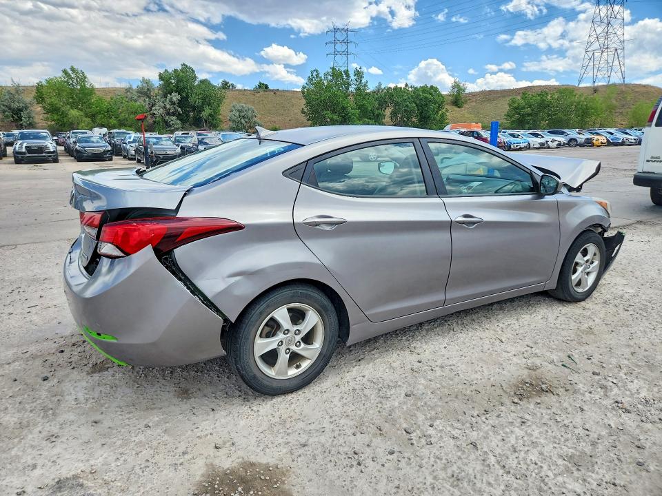 2014 Hyundai Elantra VIN KMHDH4AE8EU200664 COPART salvage auction — FRONT END, CO - PUBLIC - SALVAGE TITLE, sold $350 on 2026-07-27 (photo 3)