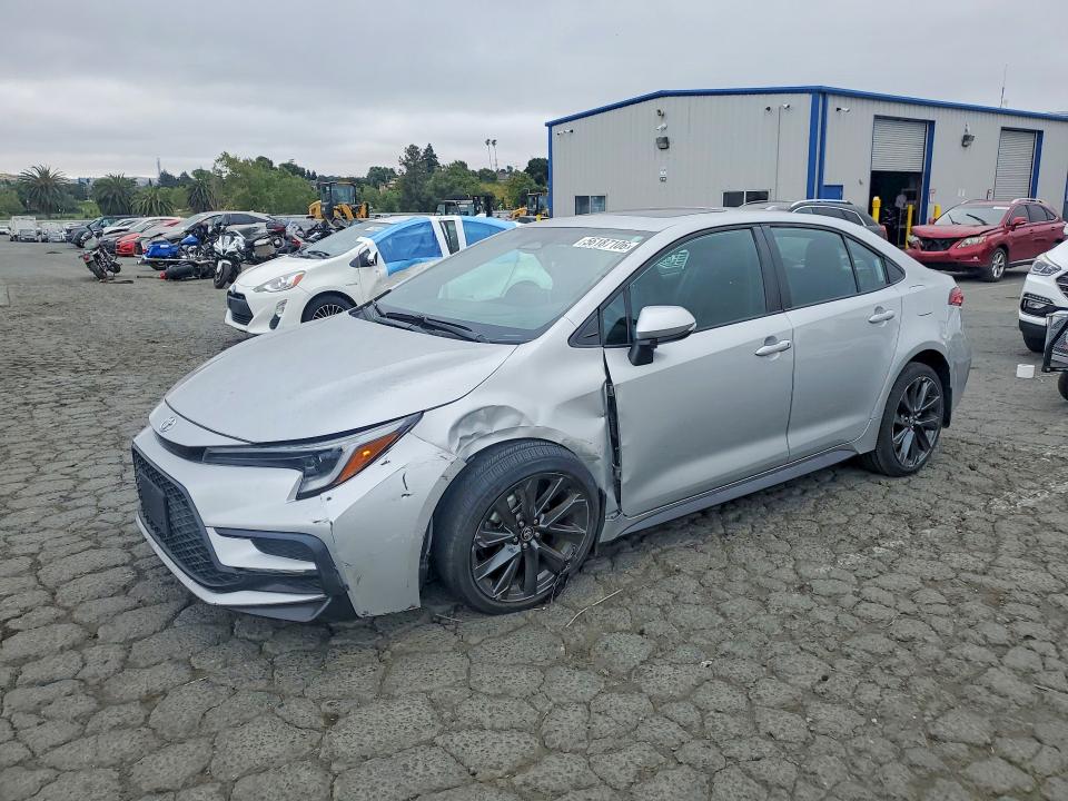 2025 Toyota VIN 5YFT4MCE3SP218085 COPART salvage auction — FRONT END, Ca - Salvage Certificate, sold $14,300 on 2026-07-10 (photo 1)