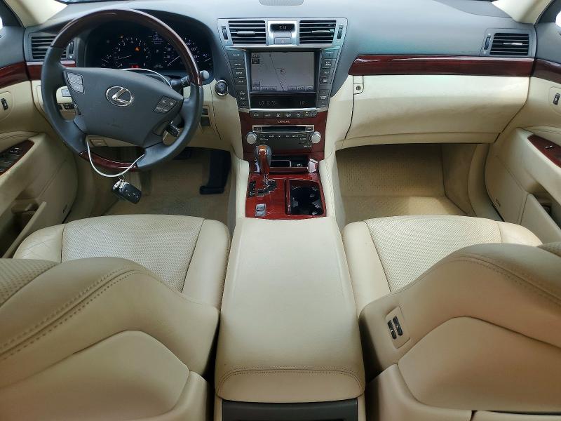 2012 Lexus Ls VIN JTHBL5EF9C5110030 COPART salvage auction — REAR END, Nc - Salvage Certificate Of Title, sold $4,300 on 2026-07-17 (photo 8)