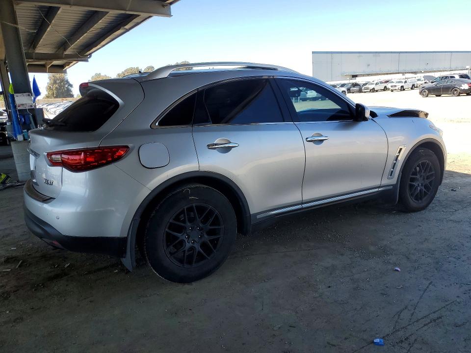 2013 Infiniti Fx VIN JN8CS1MU7DM141743 COPART salvage auction — FRONT END, Ca - Salvage Certificate, sold $500 on 2026-07-21 (photo 3)