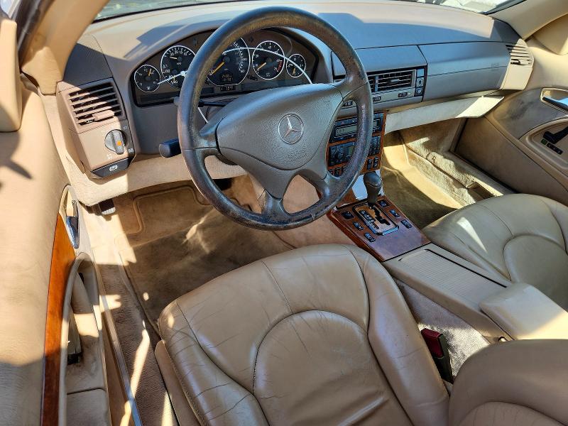 1999 Mercedes-benz Sl-class VIN WDBFA68F2XF186519 COPART salvage auction — REAR END, Co - Salvage Title, sold $5,300 on 2026-07-28 (photo 8)