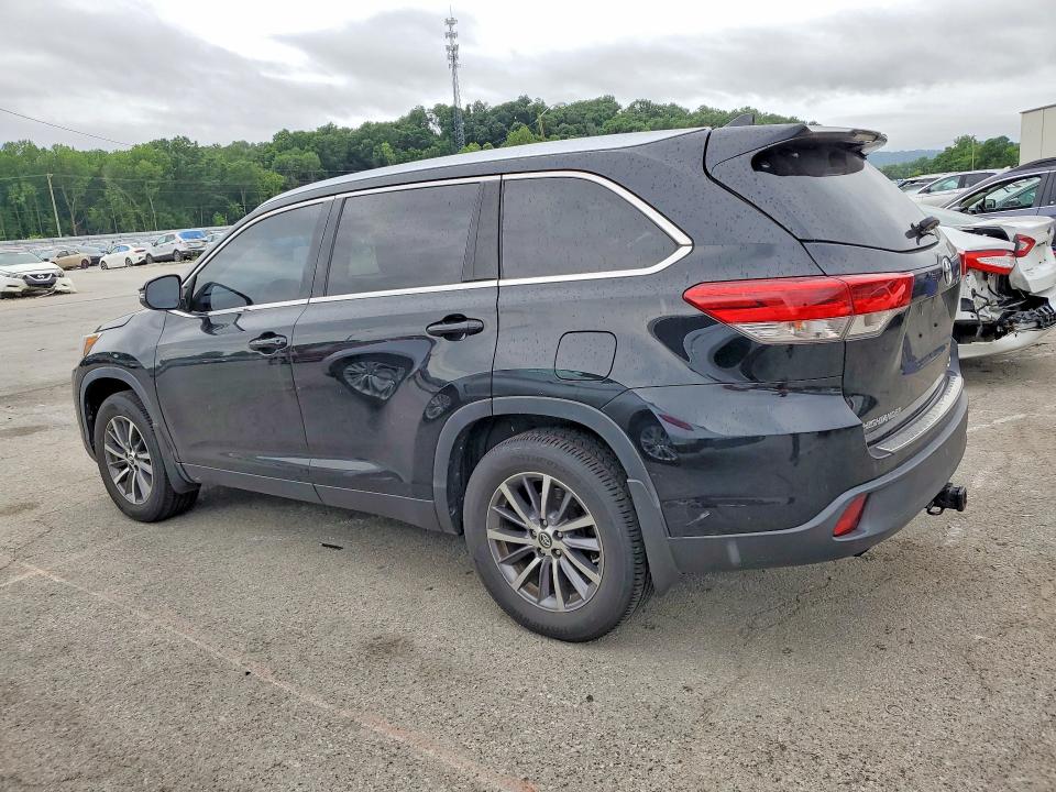 2019 Toyota Highlander VIN 5TDJZRFH9KS614878 COPART salvage auction — MINOR DENT/SCRATCHES, Ky - Certificate Of Title, sold $2,500 on 2026-07-30 (photo 2)