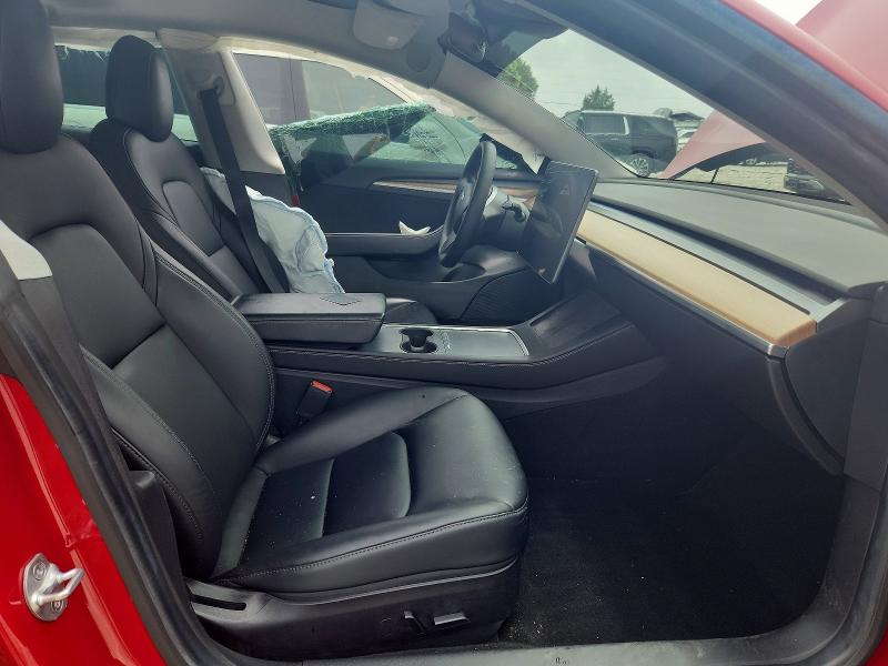 2021 Tesla Model 3 VIN 5YJ3E1EC3MF086953 COPART salvage auction — SIDE, GA - CERT OF TITLE-SALVAGE (P), sold $1,600 on 2026-07-27 (photo 7)