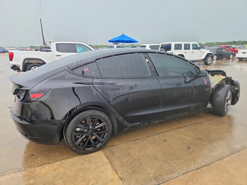 2023 Tesla Model 3 VIN 5YJ3E1EA2PF496419 COPART salvage auction — FRONT END, Tx - Salvage Vehicle Title, sold $8,200 on 2026-07-16 (photo 3)