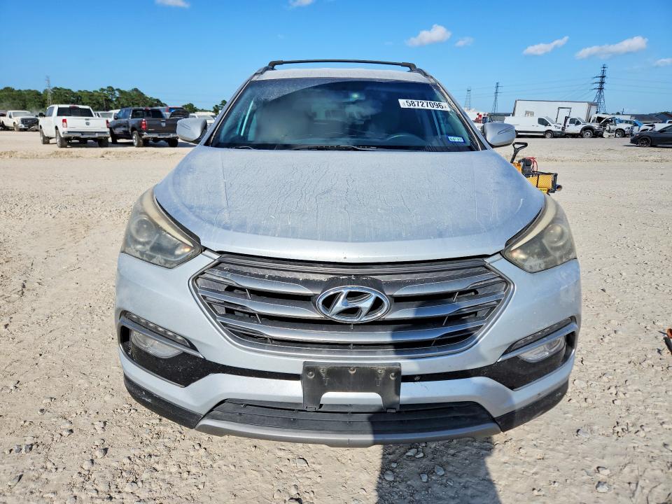 2018 Hyundai Santa fe VIN 5XYZU3LB8JG521392 COPART salvage auction — REAR END, Tx - Salvage Vehicle Title, sold $3,300 on 2026-07-31 (photo 5)