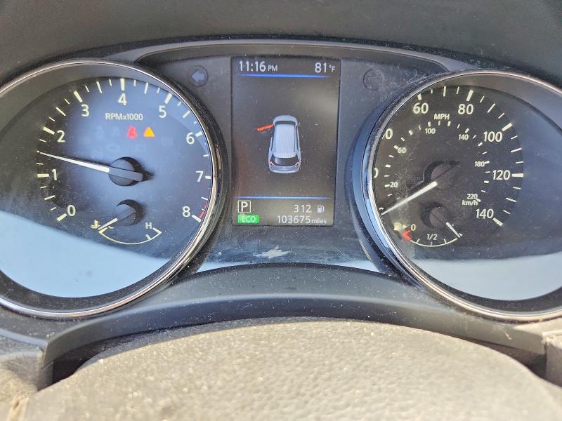 2018 Nissan Rogue VIN KNMAT2MTXJP619239 COPART salvage auction — FRONT END, Or - Salvage Title Certificate, sold $125 on 2026-07-27 (photo 9)