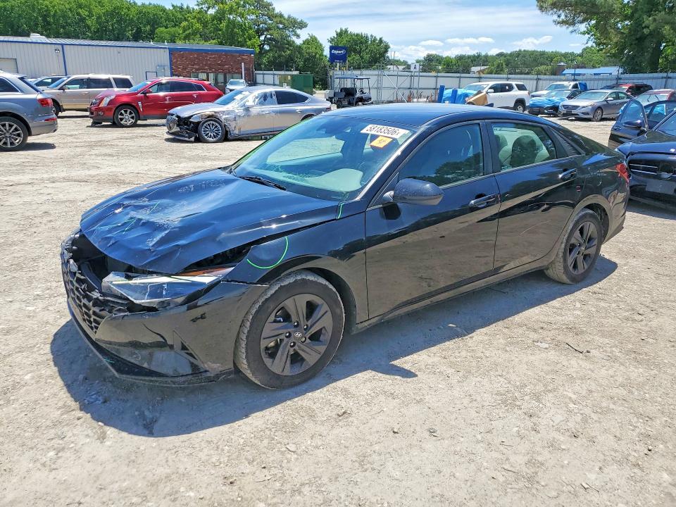2021 Hyundai VIN KMHLS4AG0MU199684 COPART salvage auction — FRONT END, Va - Cert Of Title - Salvage, sold $125 on 2026-07-21 (photo 1)