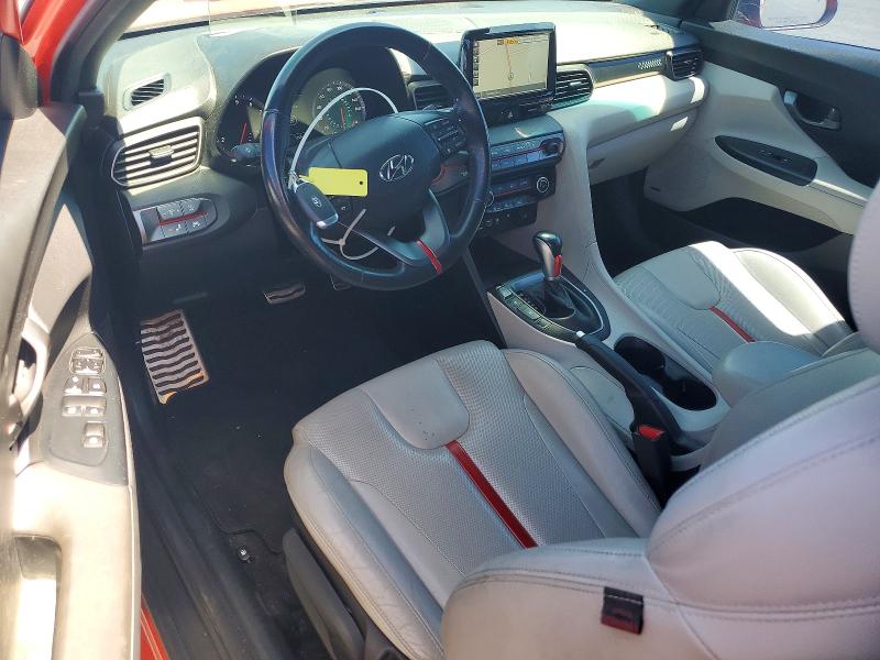 2019 Hyundai Veloster VIN KMHTH6AB4KU014483 COPART salvage auction — VANDALISM, Ca - Salvage Certificate, sold $1,850 on 2026-07-22 (photo 8)