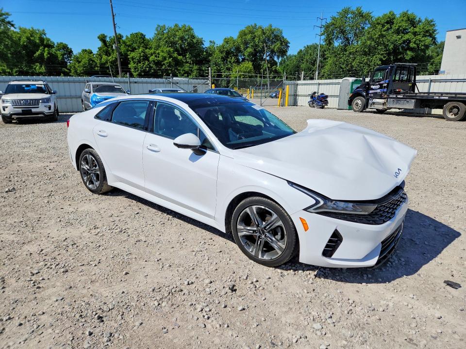 2023 Kia K5 VIN 5XXG34J24PG186759 COPART salvage auction — SIDE, OH - CERT OF TITLE-SALVAGE, sold $1,150 on 2026-07-24 (photo 4)