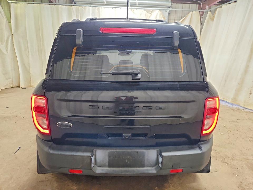 2021 Ford Bronco sport VIN 3FMCR9A65MRA20708 COPART salvage auction — FRONT END, LA - CERTIFICATE OF TITLE, sold $5 on 2026-07-28 (photo 6)