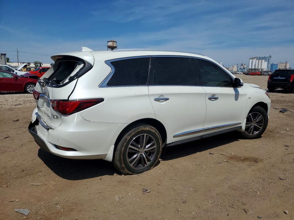 2017 Infiniti Qx60 VIN 5N1DL0MM7HC545575 COPART salvage auction — REAR END, Il - Salvage Certificate, sold $1,900 on 2026-07-10 (photo 3)