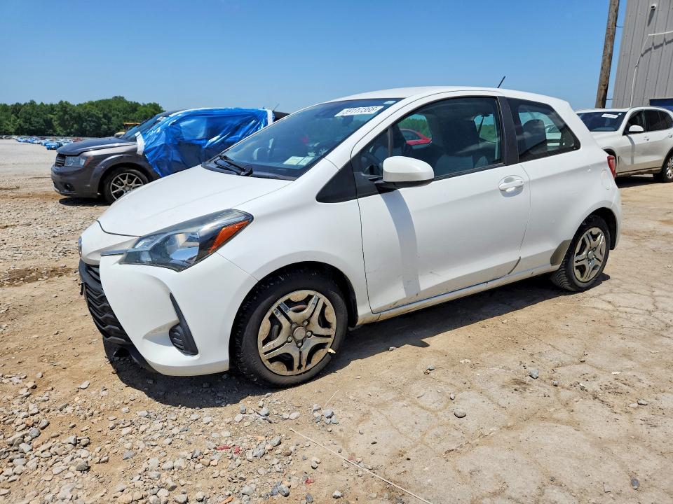 2018 Toyota Yaris VIN VNKJTUD37JA090838 COPART salvage auction — WATER/FLOOD, TN - SALVAGE CERT-WATER DAMAGE, sold $2,050 on 2026-07-30 (photo 1)