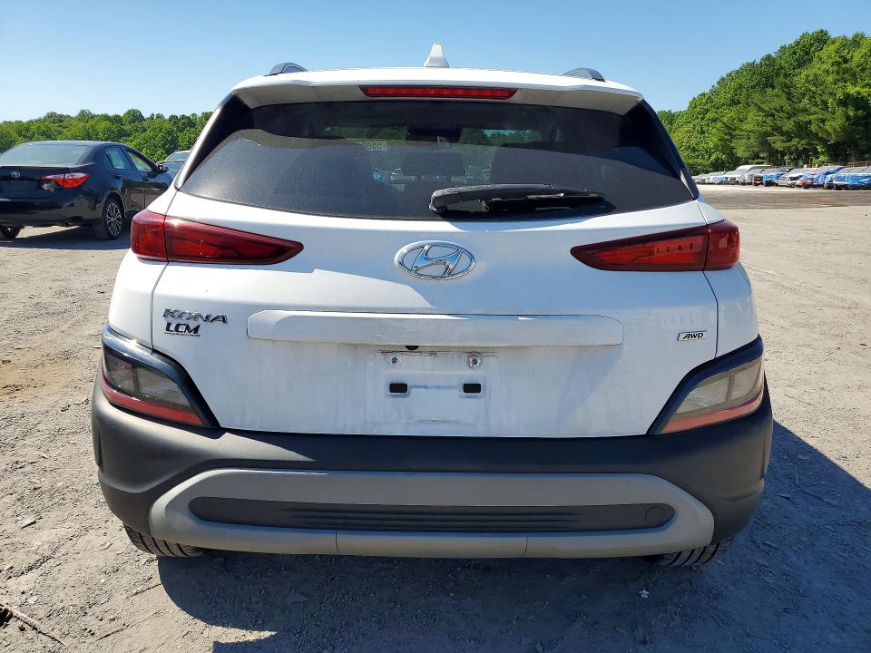 2023 Hyundai Kona VIN KM8K6CAB9PU943933 COPART salvage auction — FRONT END, Pa - Certificate Of Salvage, sold $4,950 on 2026-07-20 (photo 6)