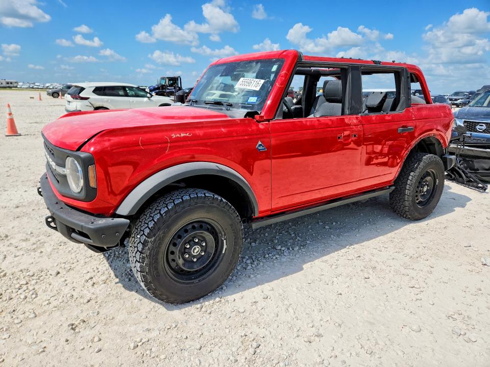 2022 Ford Bronco VIN 1FMEE5BP8NLA86609 COPART salvage auction — HAIL, Tx - Certificate Of Title, sold $4,000 on 2026-08-20 (photo 1)