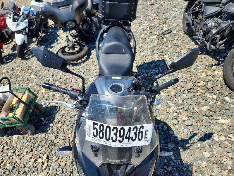2019 Kawasaki Kle650 VIN JKALEEF12KDA31285 COPART salvage auction — SIDE, CA - SALVAGE CERTIFICATE, sold $1,600 on 2026-07-02 (photo 5)