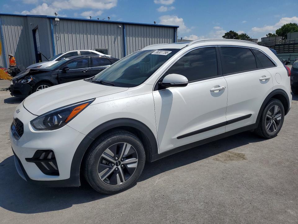 2022 Kia Niro VIN KNDCE3LCXN5516950 COPART salvage auction — HAIL, Ok - Cert Of Title-Salvage, sold $5,100 on 2026-07-22 (photo 1)