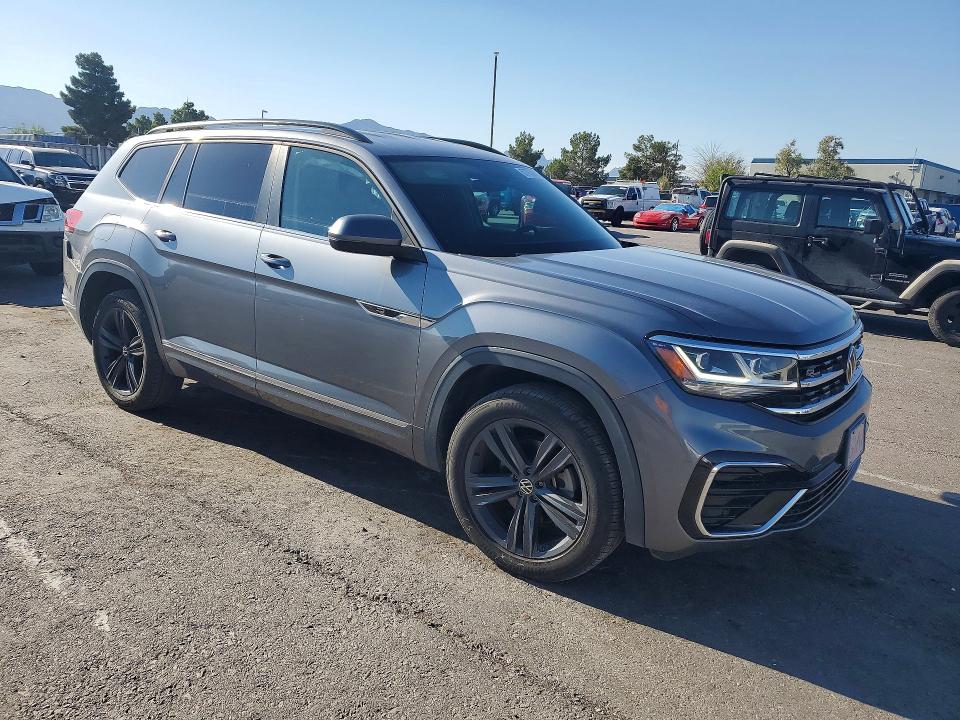 2021 Volkswagen Atlas VIN 1V2MR2CA2MC531288 COPART salvage auction — REAR END, Tx - Salvage Vehicle Title, sold $7,100 on 2026-08-28 (photo 4)