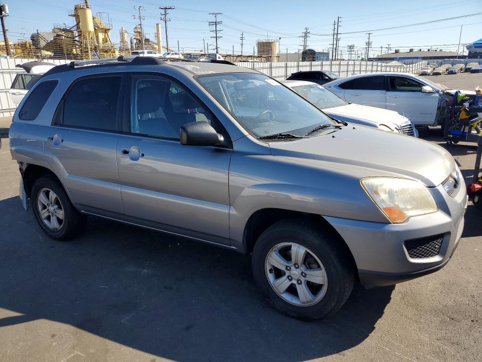 2009 Kia Sportage VIN KNDJF724597591801 COPART salvage auction — REAR END, Ca - Salvage Certificate, sold $950 on 2026-07-15 (photo 4)