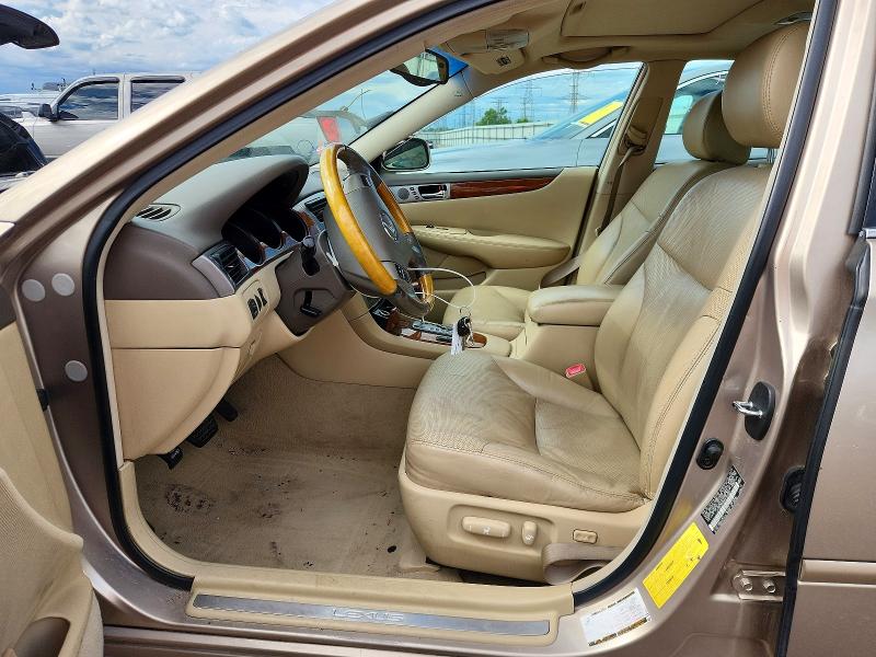 2006 Lexus ES VIN JTHBA30G665157241 COPART salvage auction — FRONT END, Il - Salvage Certificate, sold $700 on 2026-07-14 (photo 7)