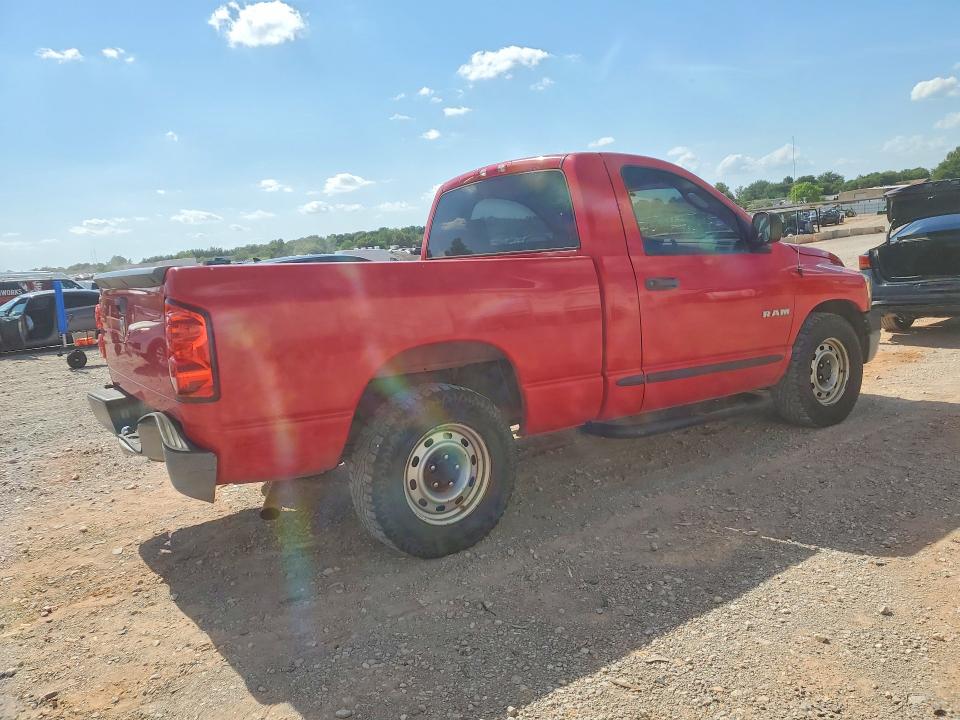 2008 Dodge Ram VIN 1D7HA16K18J108931 COPART salvage auction — REAR END, OK - CERT OF TITLE-SALVAGE, sold $1,450 on 2026-07-09 (photo 3)
