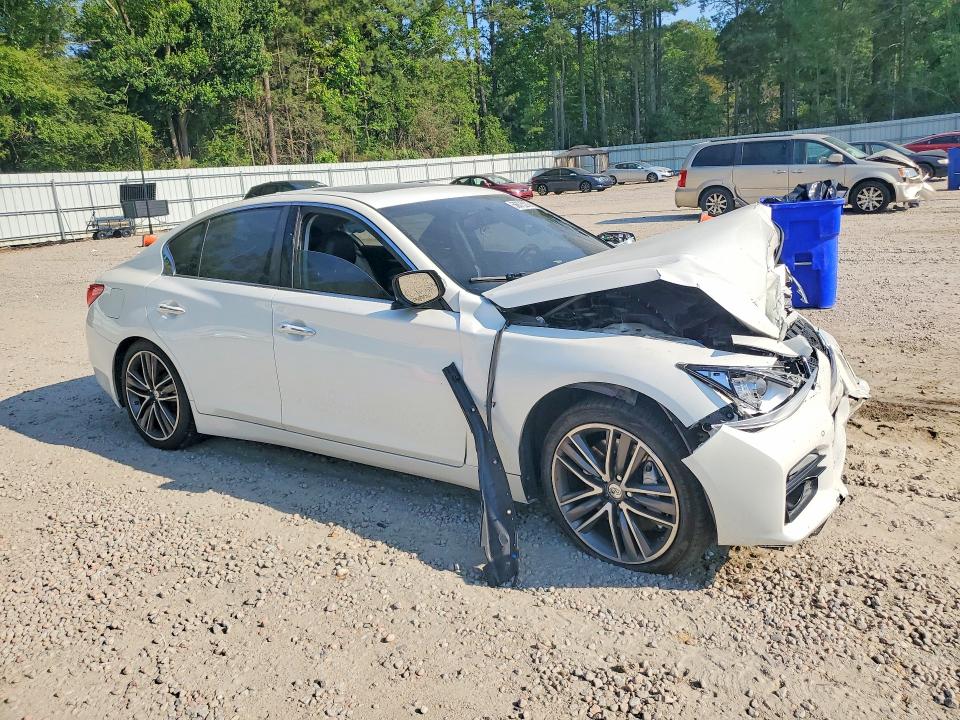 2014 Infiniti Q50 VIN JN1BV7AR7EM701881 COPART salvage auction — FRONT END, NC - SALVAGE CERTIFICATE OF TITLE, sold $475 on 2026-07-24 (photo 4)