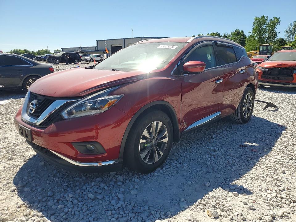 2018 Nissan VIN 5N1AZ2MH9JN114908 COPART salvage auction — FRONT END, Mi - Certificate Of Title, sold $2,100 on 2026-07-09 (photo 1)