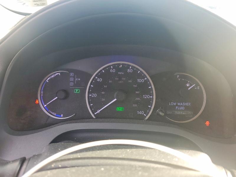 2013 Lexus Ct VIN JTHKD5BH1D2148647 COPART salvage auction — FRONT END, Va - Cert Of Title - Salvage, sold $550 on 2026-07-29 (photo 9)