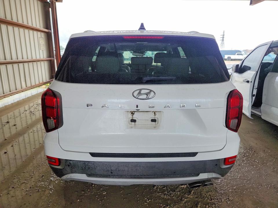 2021 Hyundai Palisade VIN KM8R44HE4MU312674 COPART salvage auction — WATER/FLOOD, Tx - Salvage Title-Flood Damage, sold $4,850 on 2026-07-31 (photo 6)