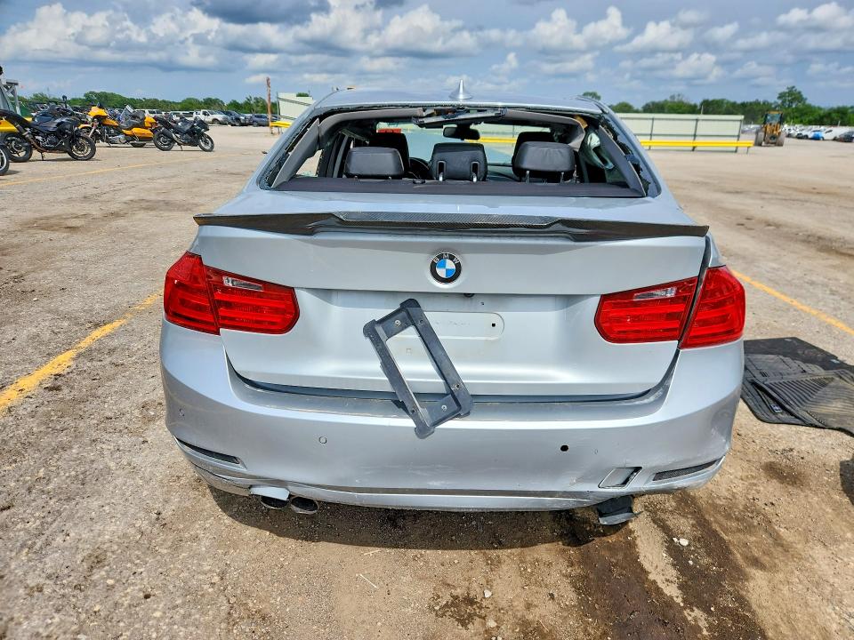 2015 BMW 3 series VIN WBA3B3C51FF546812 COPART salvage auction — ROLLOVER, Ks - Cert Of Title-Salvage, sold $225 on 2026-07-22 (photo 6)
