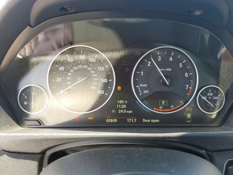 2013 BMW 3er VIN WBA3C1G55DNR48086 COPART salvage auction — FRONT END, Ca - Salvage Certificate, sold $1,950 on 2026-07-09 (photo 9)